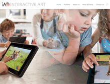 Tablet Screenshot of interactiveart.com